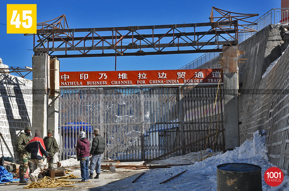 Business Channel at Nathu La Border, Sikkim