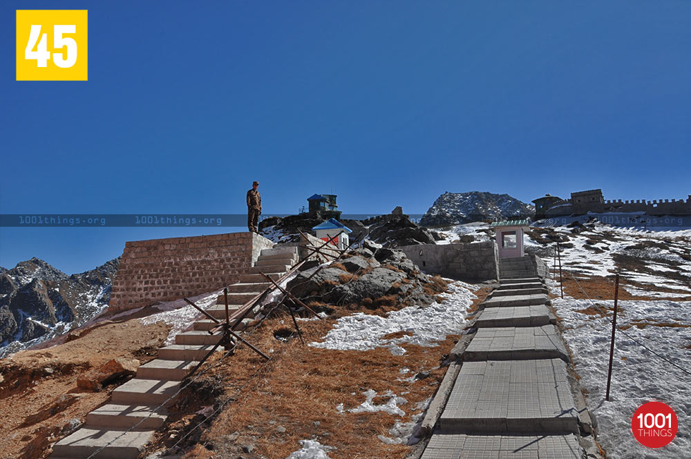 Chinese Army at Nathu La Border, Sikkim