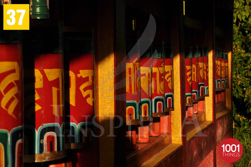 Khorlo at Bhutia Busty Gompa, Darjeeling