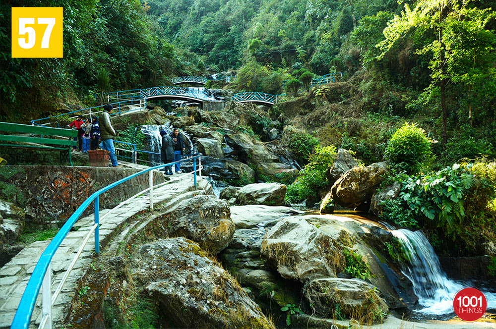 Waterfall at Rock Garden, Darjeeling