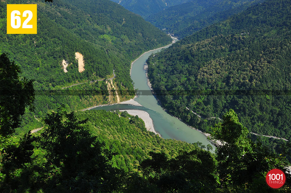 Confluence of Teesta & Rangit