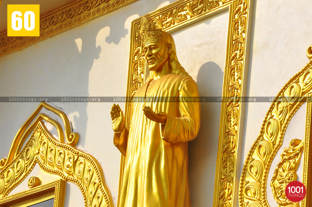 Golden statue of Sri Shirdi Sai Baba, Namchi