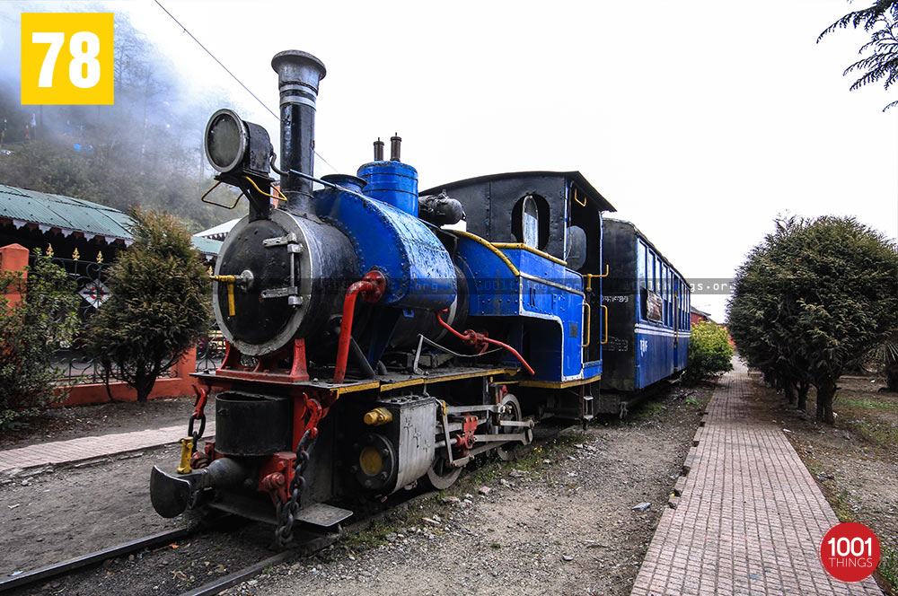 Baby Sivok at Ghum Railway Station, Darjeeling