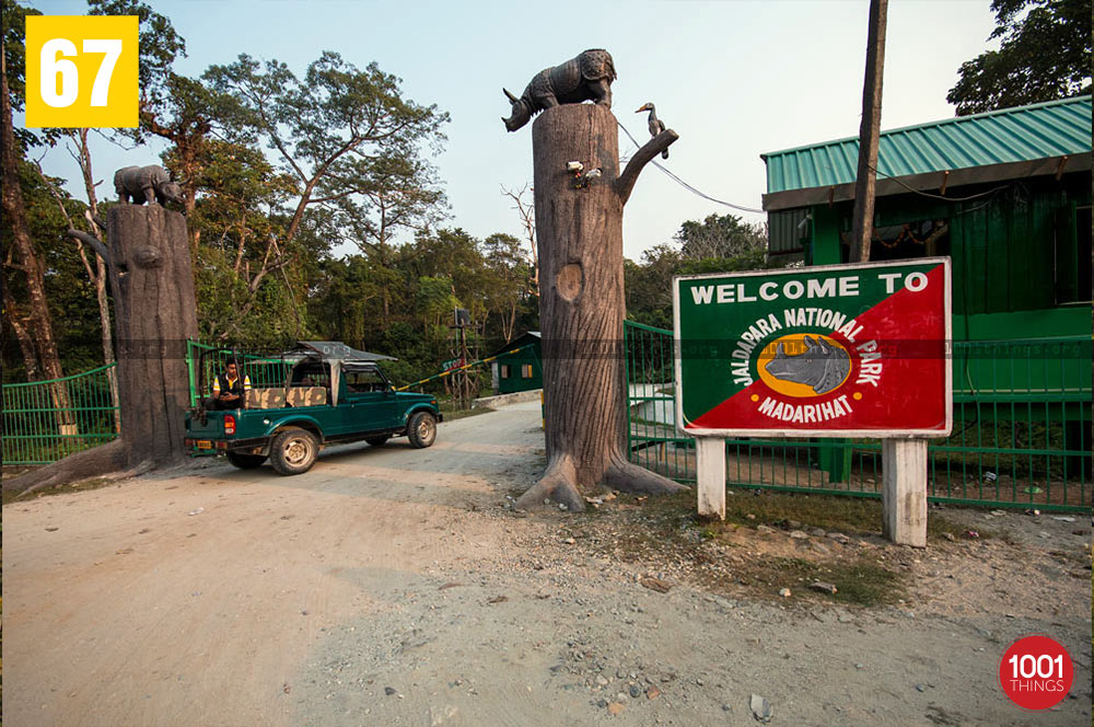 Entrance of Jaldapara National Park, Dooars