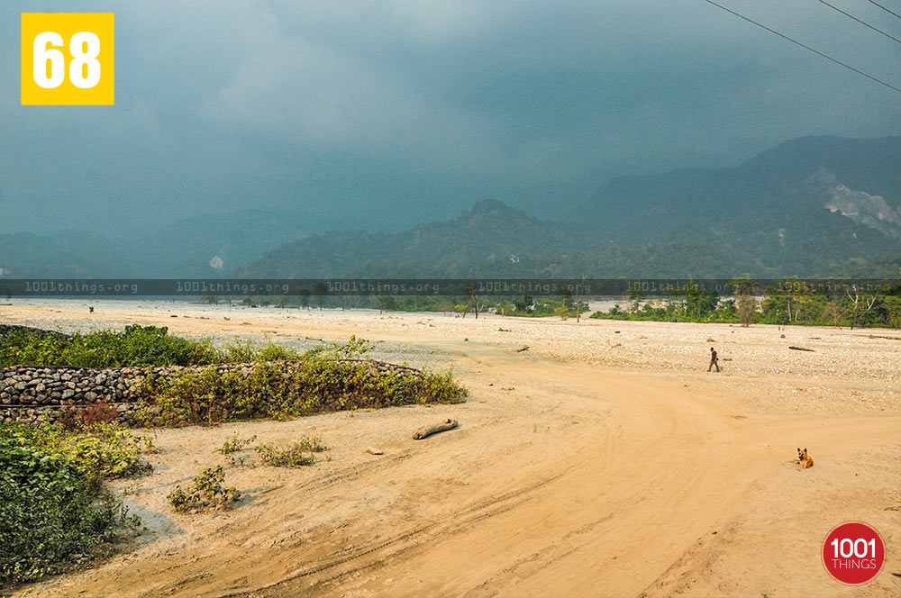 Jayanti River dry bed