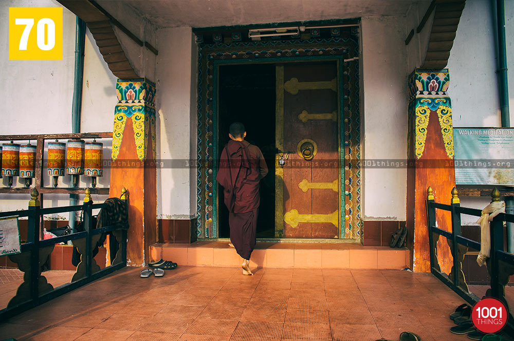 Monk at Tsonga Gumba, Kalimpong