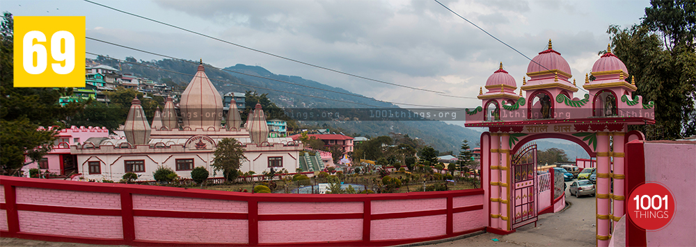 Panorama view of Mangal Dham, Kalimpong