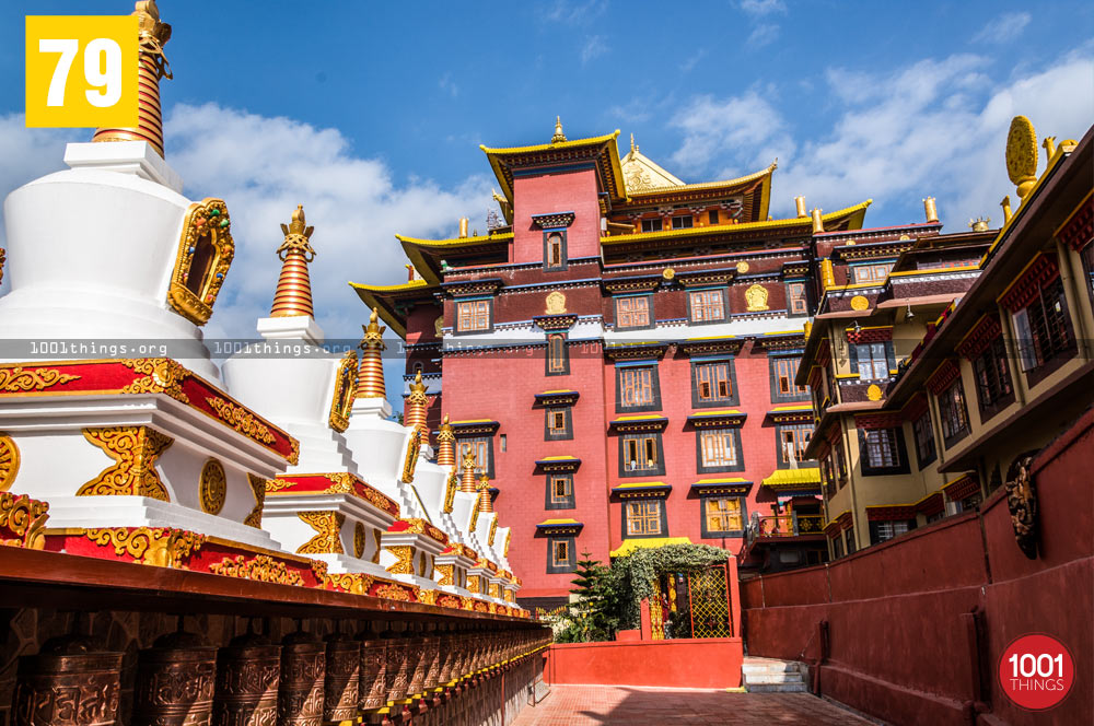 Chortens at Bokar Monastary, Mirik