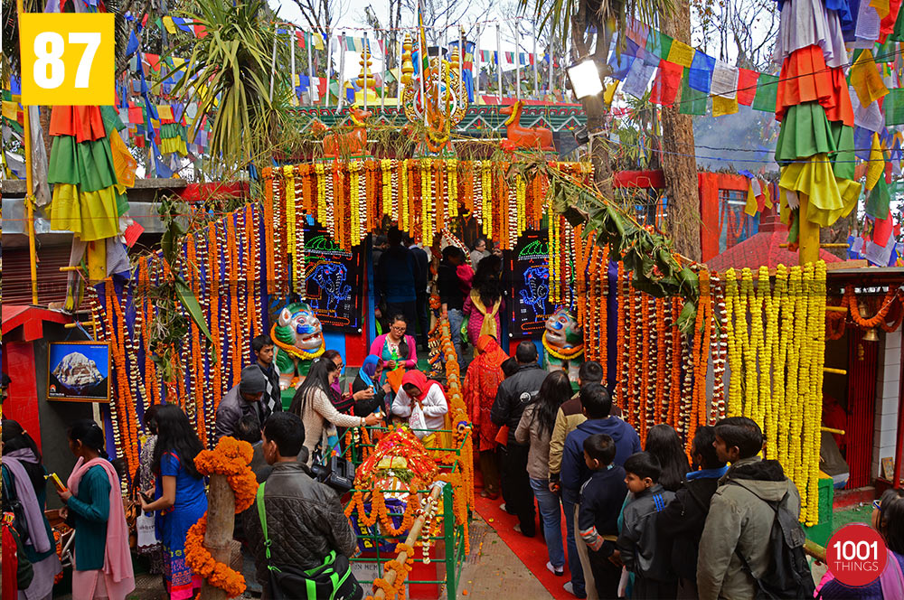 Mahakal Mandir during Shivratri, Darjeeling