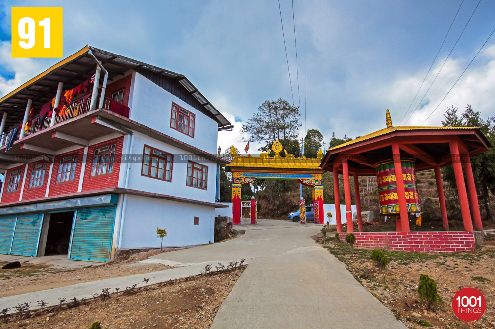 Main Entrance at Great Stupa Ugyen Mindrolling Samten, Lava, Kalimpong