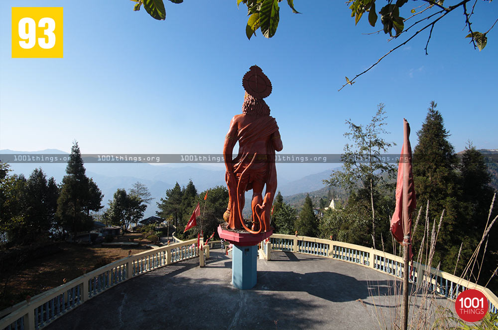 Rear view of Hanuman Tok, Kalimpong