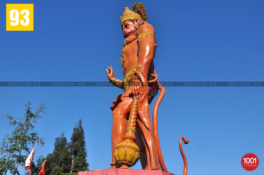 Side view of Hanuman Tok, Kalimpong