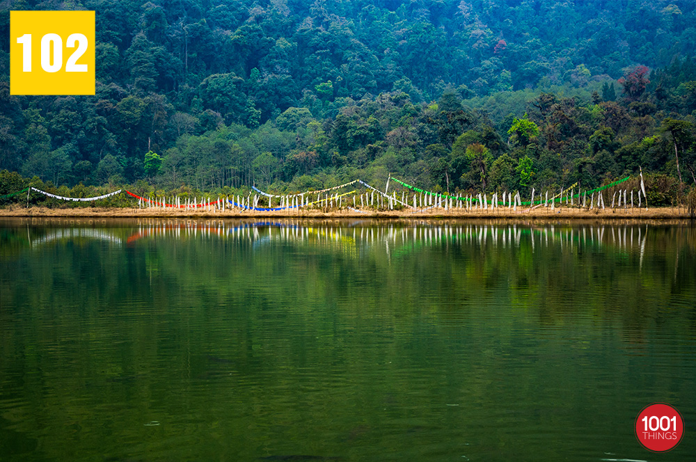 Landscape at Khecheopalri Lake Sikkim
