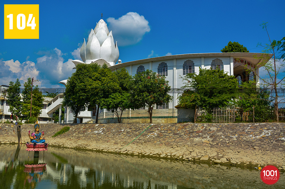 Pond at Lokenath Baba Mandir, Siliguri