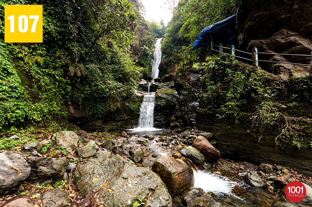 Kanchenjunga Water Fall, Sikkim Front View