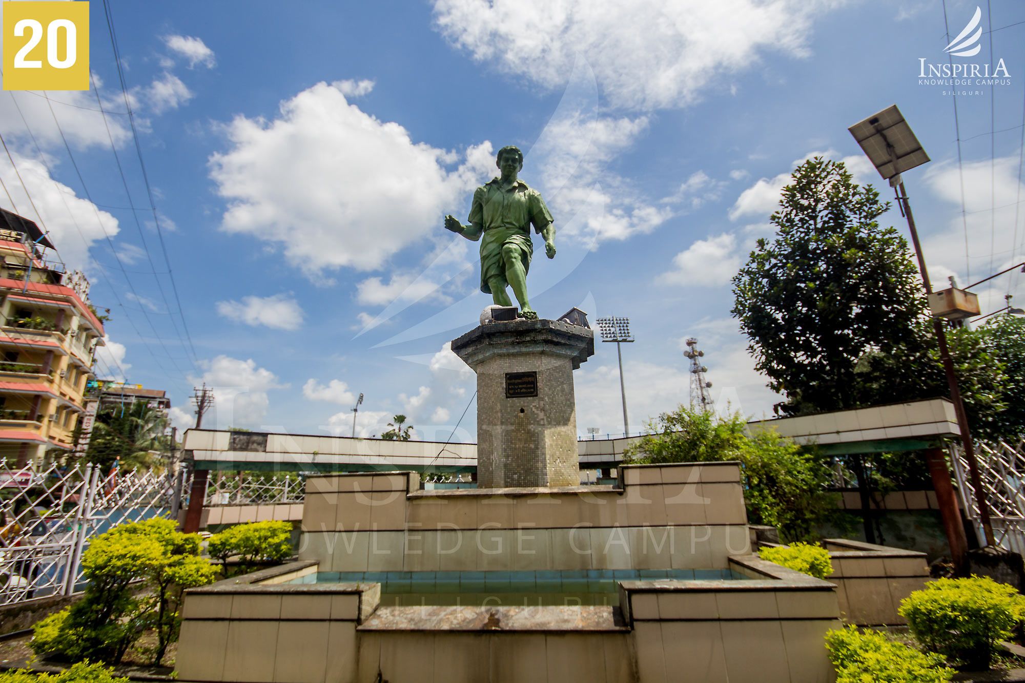 gesto-paul-statue-kanchanjanga-stadium-siliguri-wb