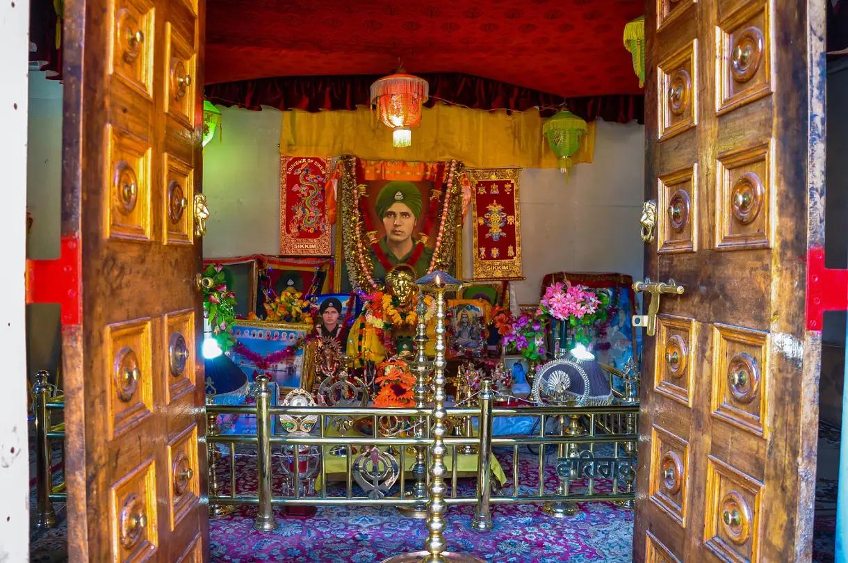 Baba Harbhajan Singh temple interior