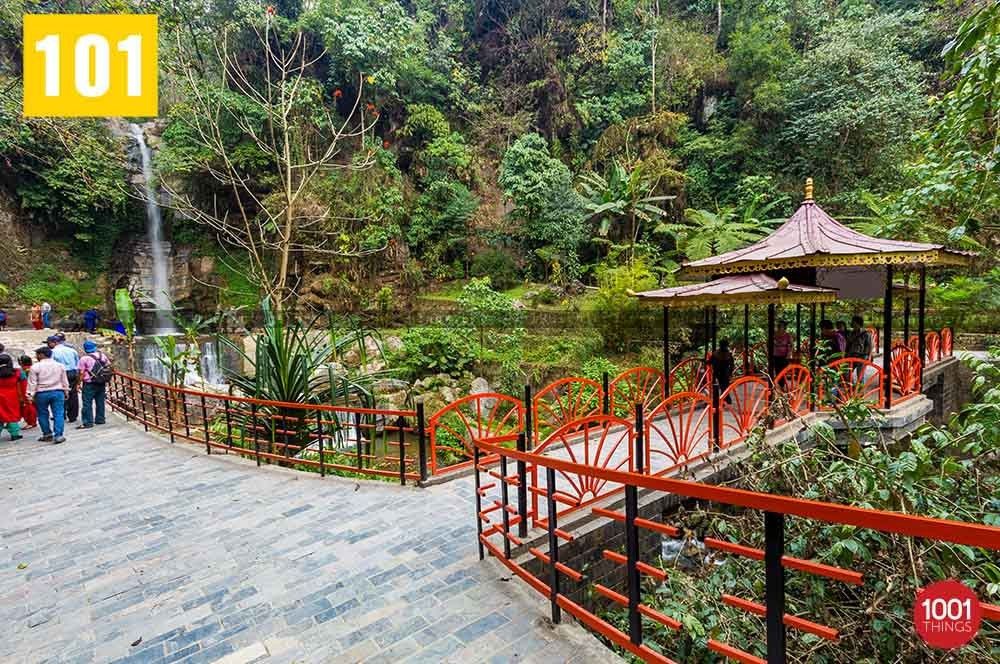 Garden at Banjhakri Falls, Gangtok