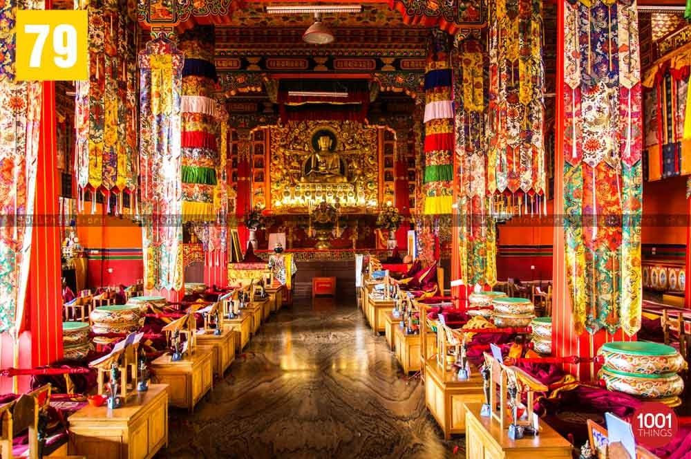 Bokar Monastery interior, Mirik