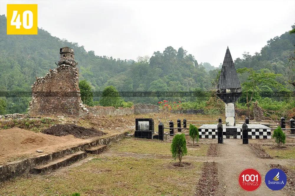 Memorial at Buxa Fort Dooars West Beangal