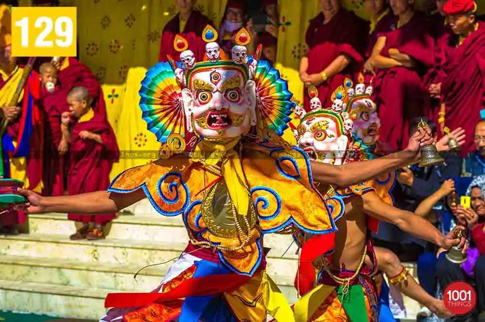 Cham Dance — colourful performers