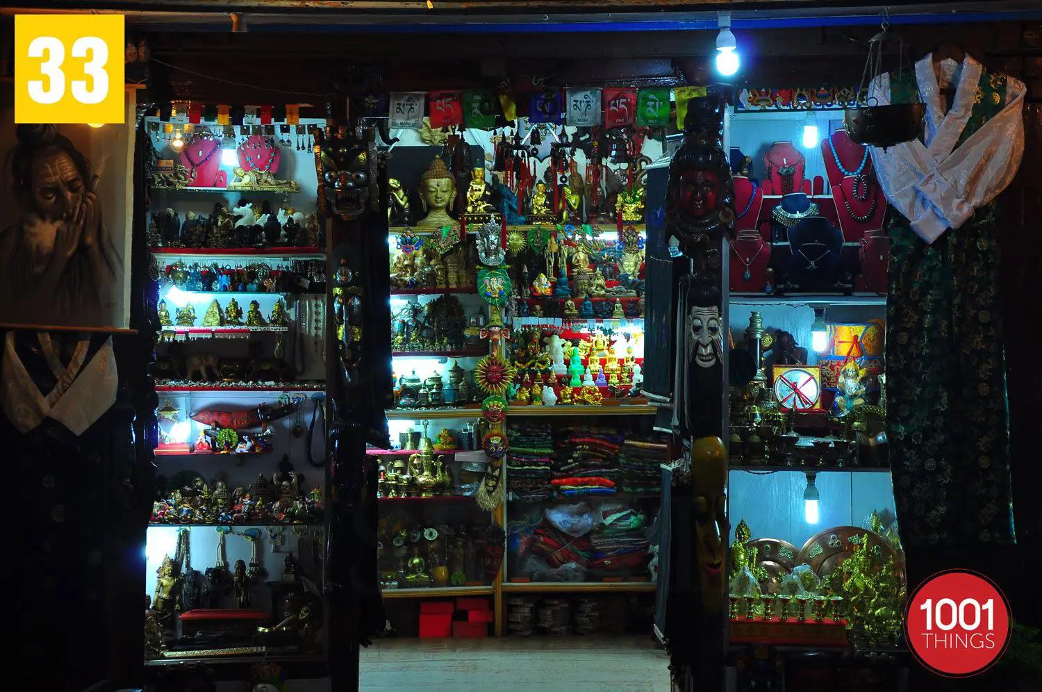 Curio shop Mall Road Darjeeling wb