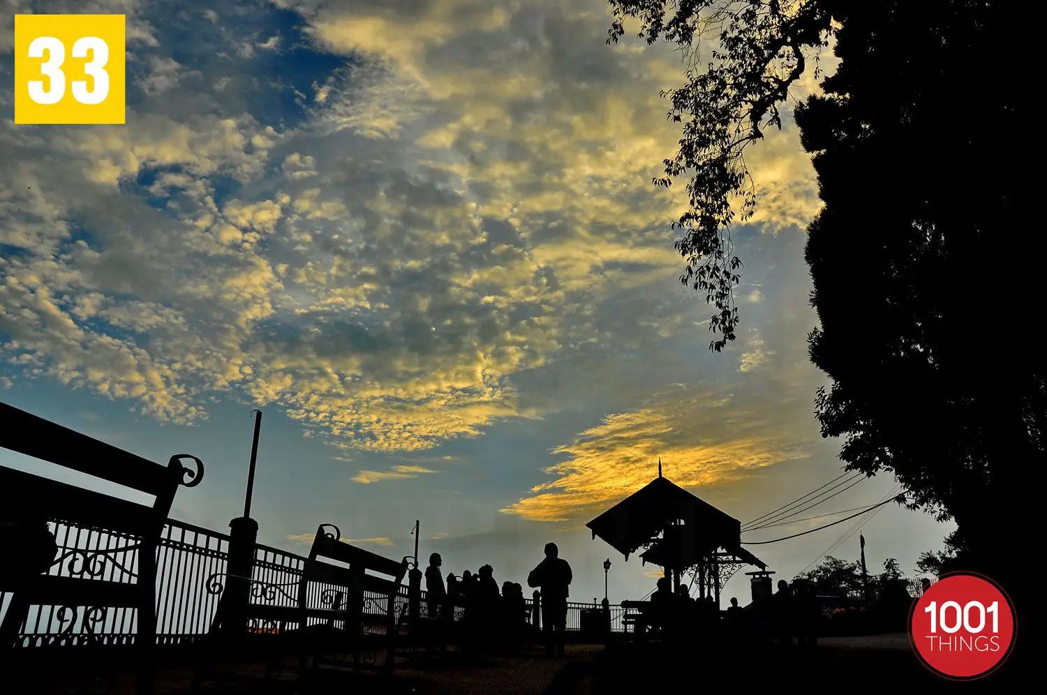 Silhouette at Darjeeling wb