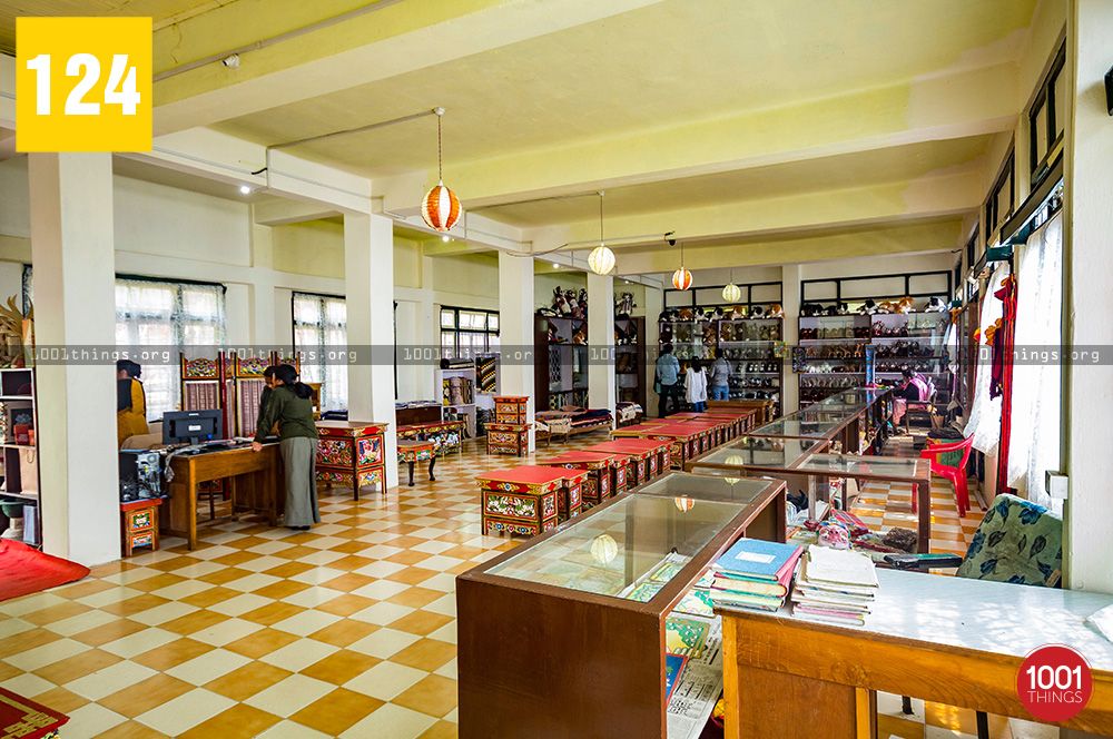 Interior of the handicrafts centre