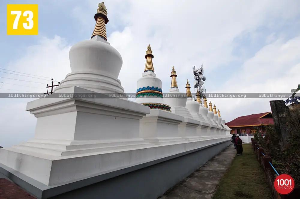 Shrines at Zang Dhok Palri Phodang Kalimpong