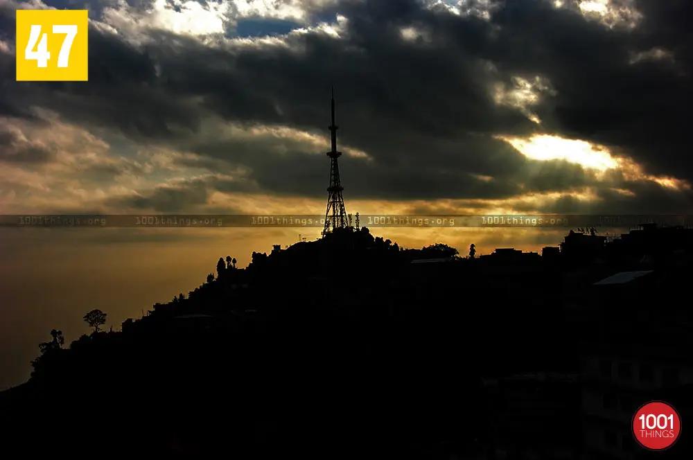 Sunset at Eagles Crag Kurseong