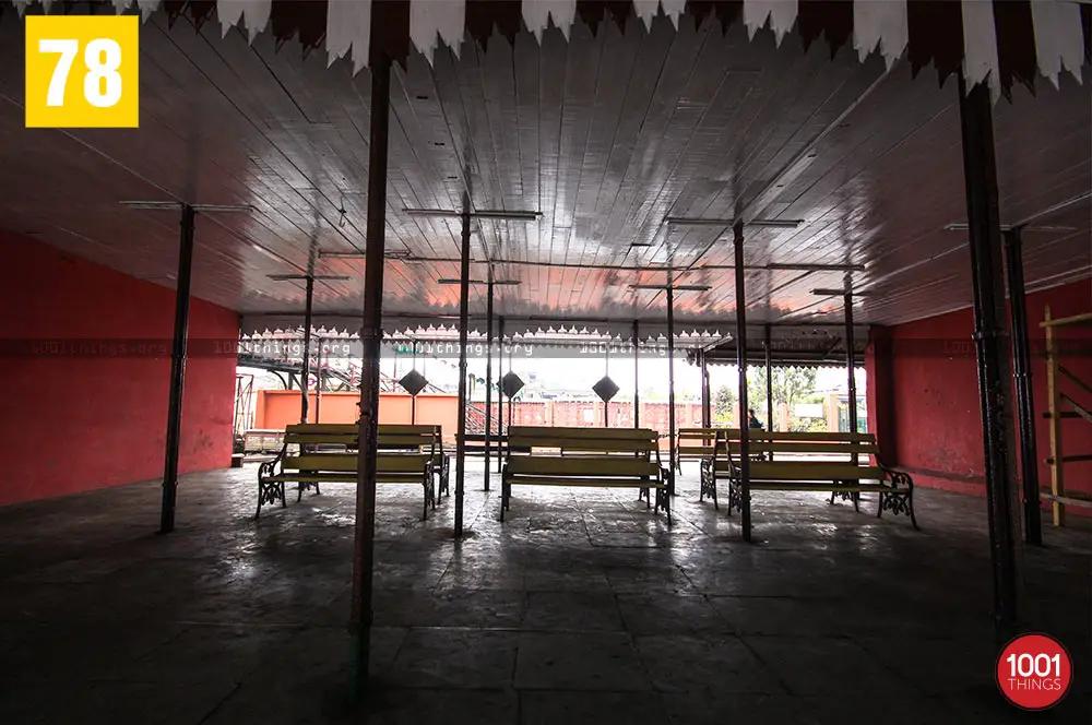 Benches at Ghum Railway Station Darjeeling