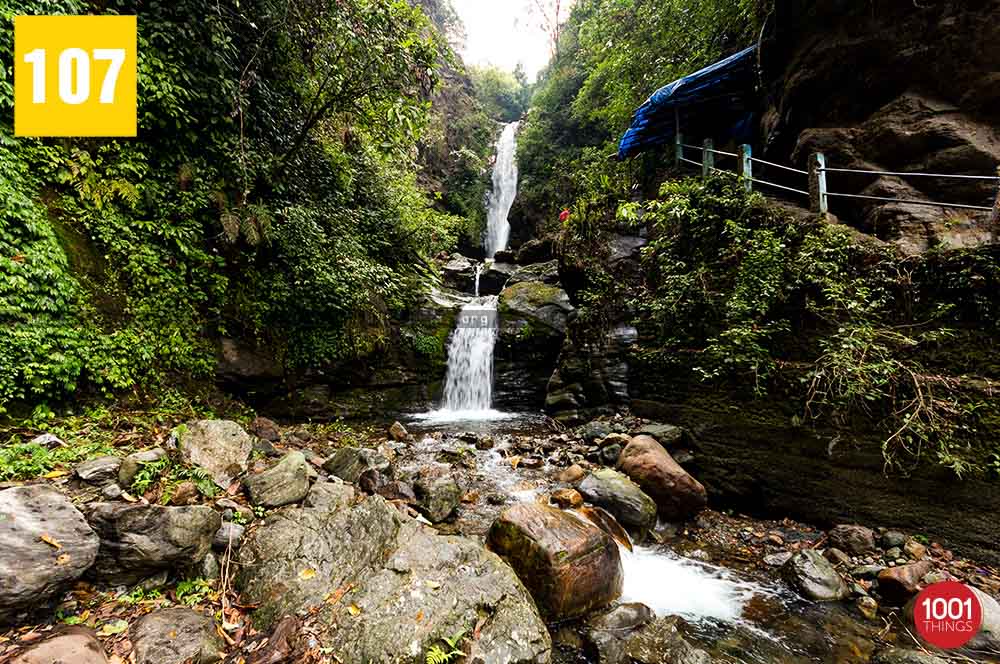 Kanchenjunga Water Fall, Sikkim — front view