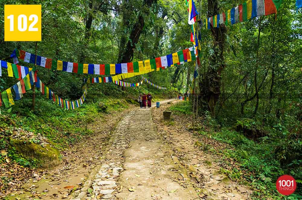 Monks at Khecheopalri Lake, Sikkim