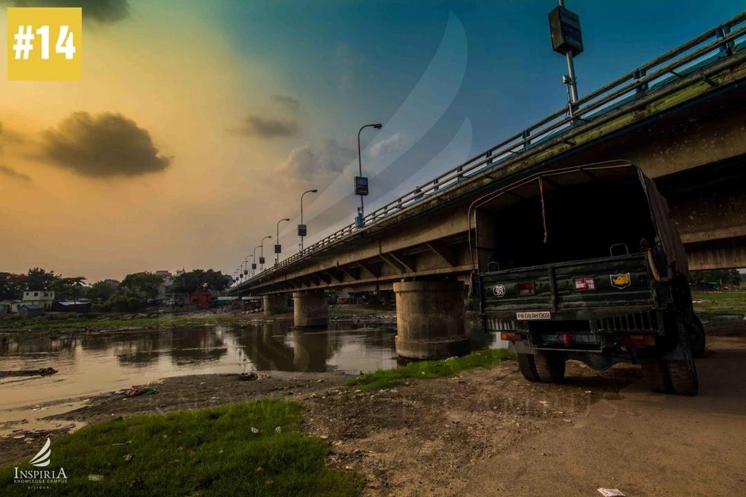 Mahananda Bridge — left view, Siliguri