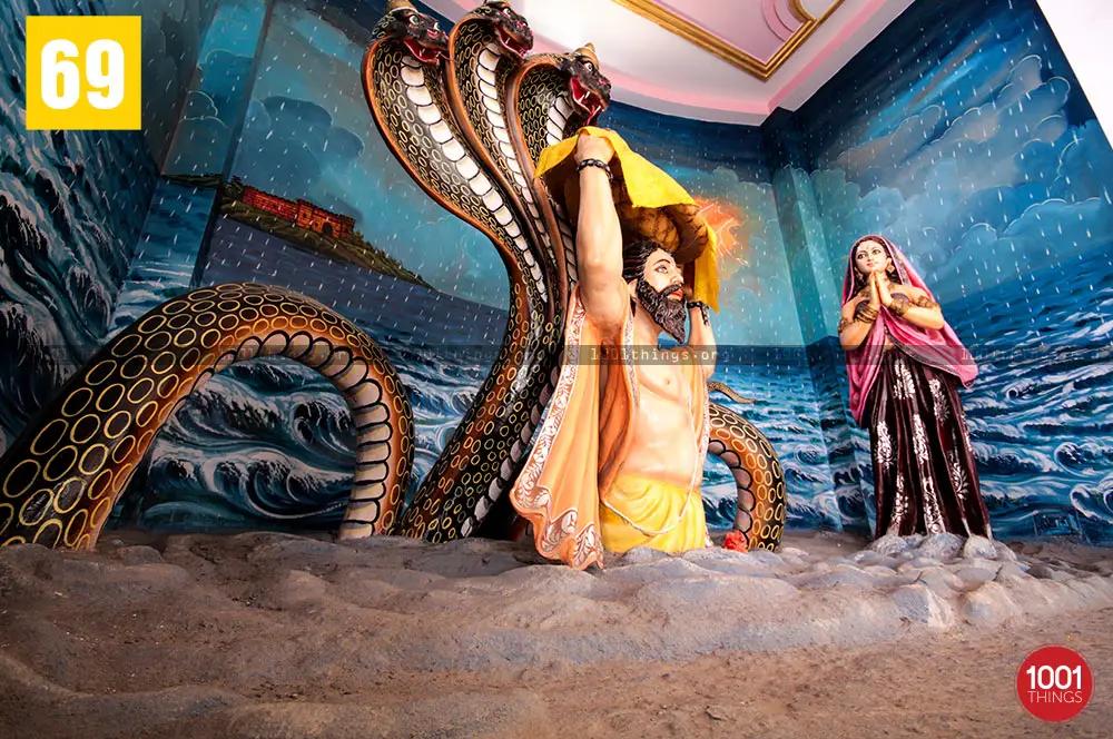 Sculptures at Mangal Dham Kalimpong