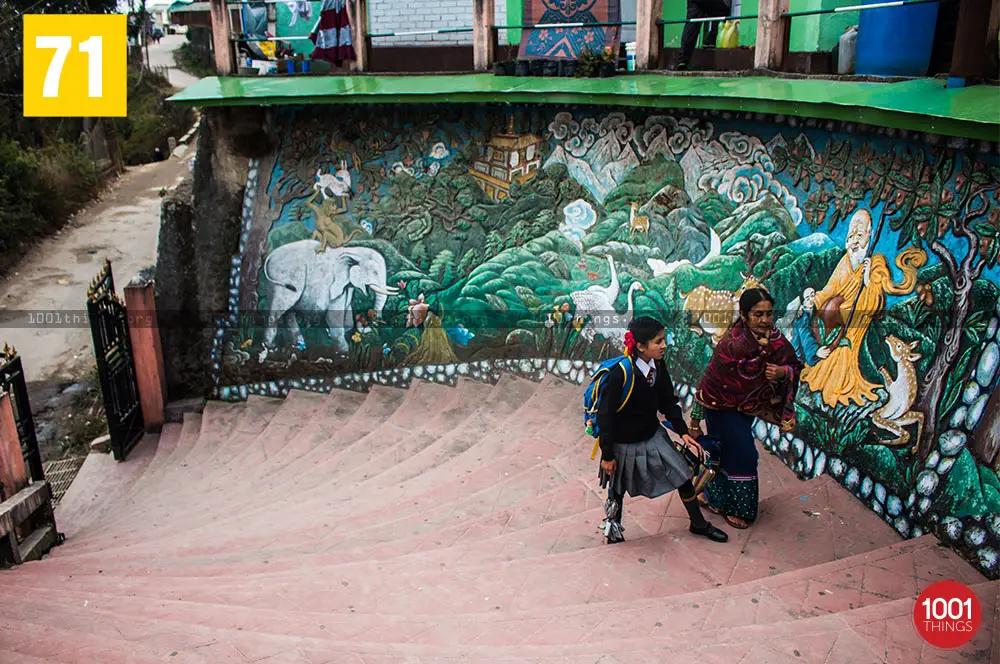 Stairs of Nature Interpretation Centre Kalimpong