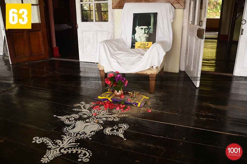 Rabindranath Tagore's Chair at Mungpoo