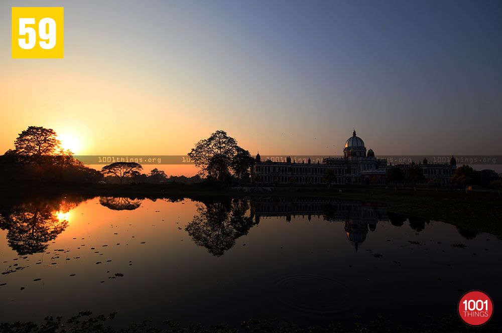Sunset at Rajbari, Cooch Behar