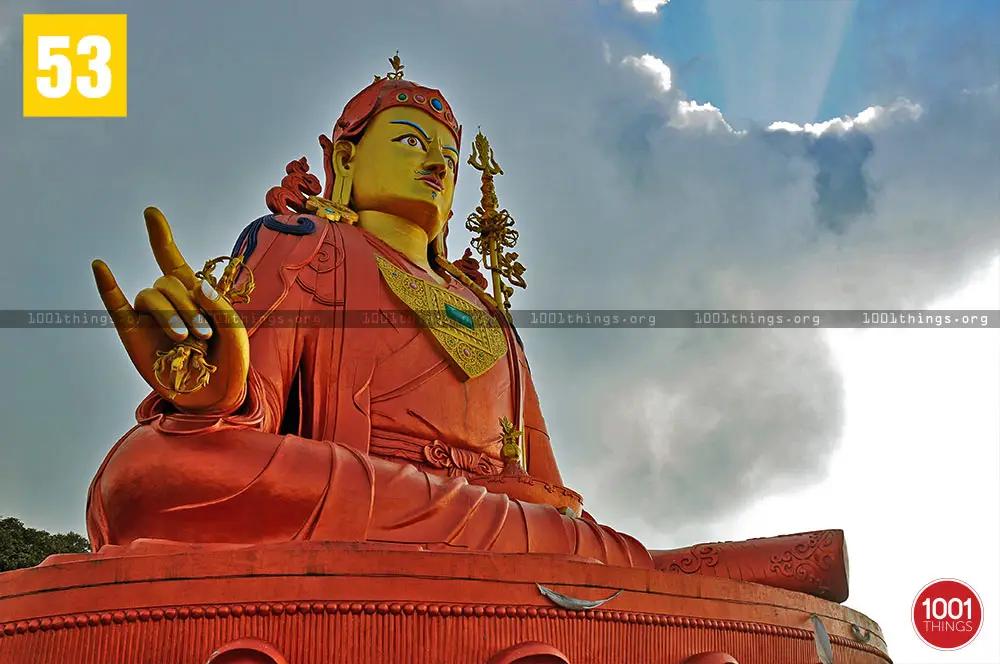 Side view Samdrupste Namchi Sikkim