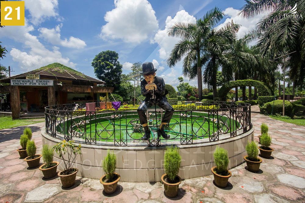 Surya Sen Park Siliguri Charlie Chaplin Statue