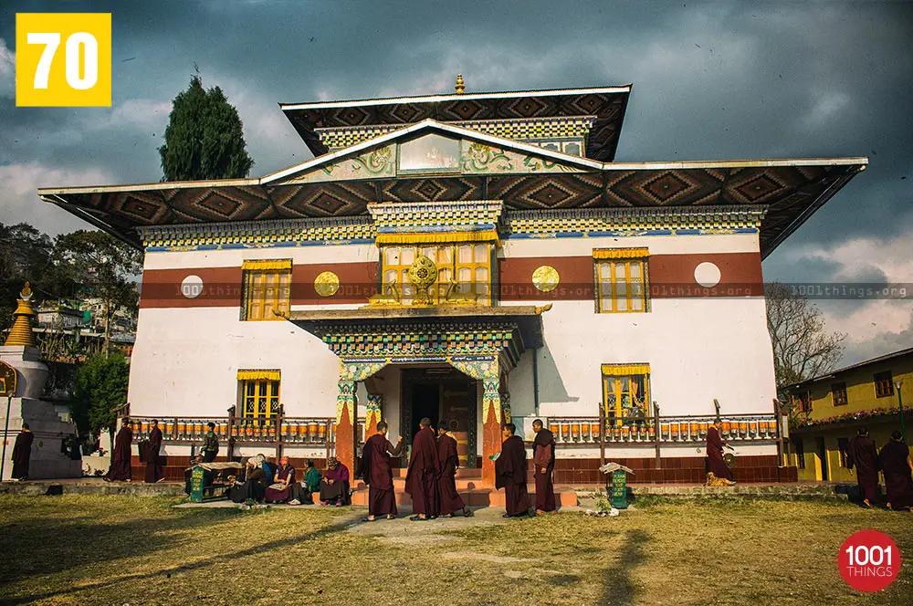 Front View of Tsonga Gumba Kalimpong