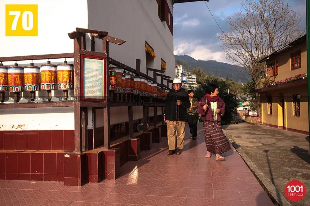 Prayer Wheels at Tsonga Gumba Kalimpong