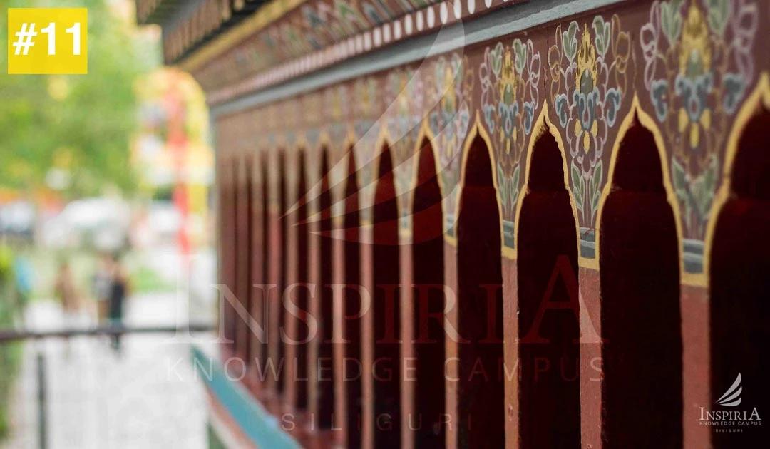Prayer Wheel at Zangtho Pelri Lhakhang