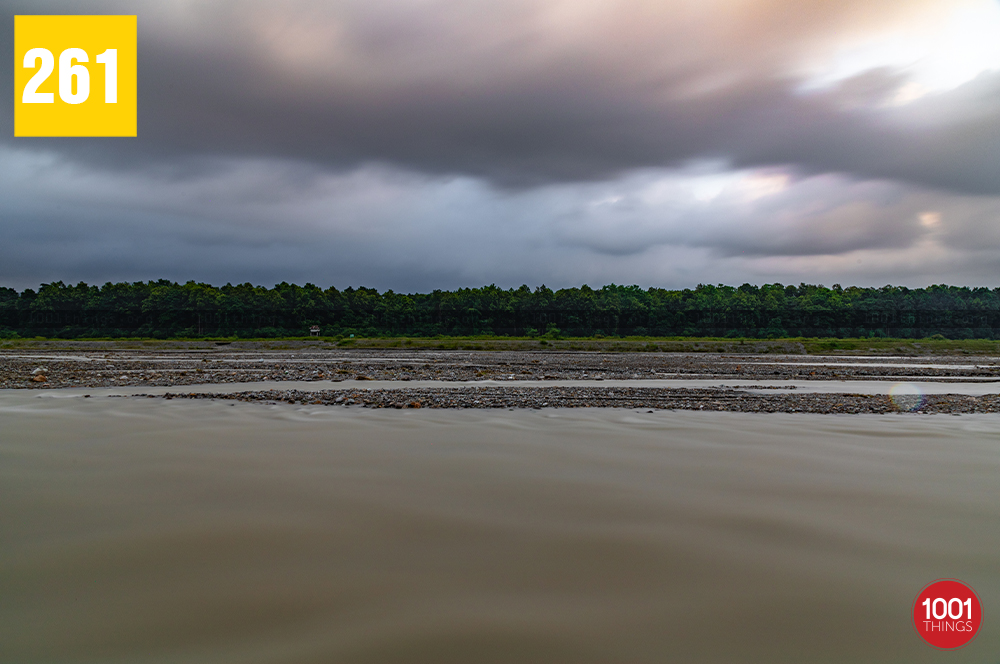 Long exposure shot of  river Mahanadi, Gulma